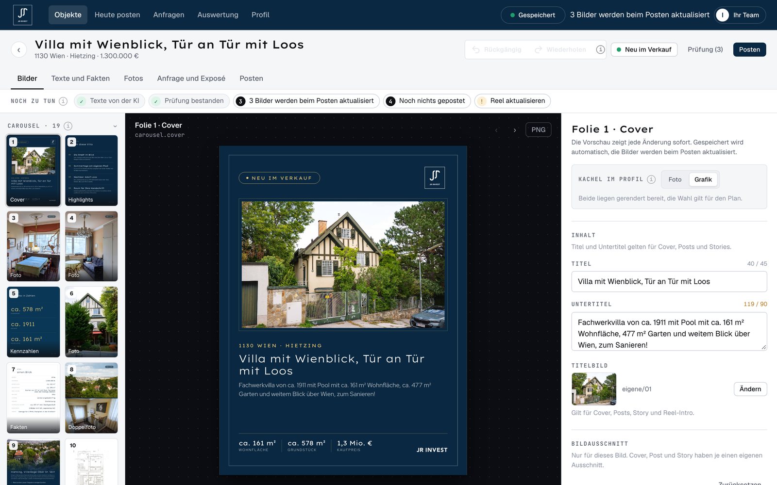 Bilder-Editor mit Vorschau